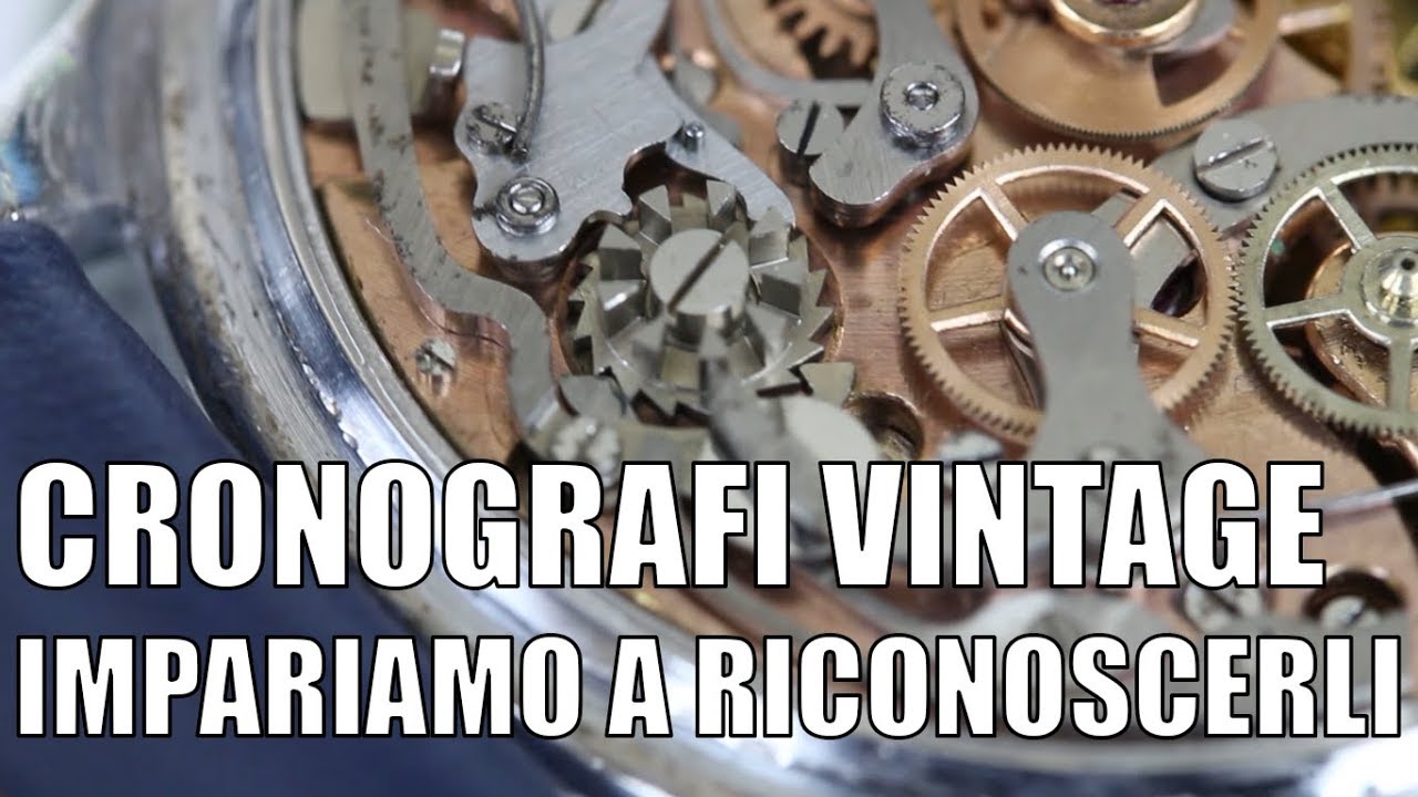 Come riconoscere un cronografo vintage Landeron 248 - Venus 188 - Valjoux 22