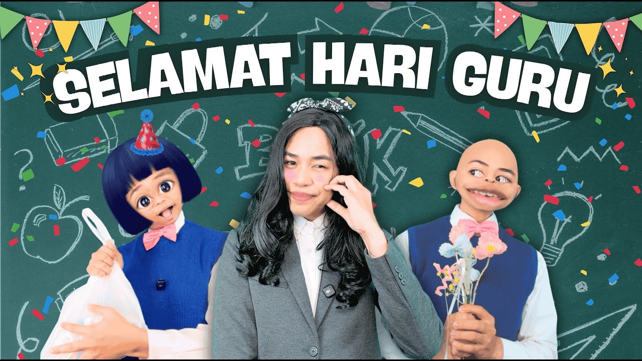 [DRAMA] SPESIAL MERAYAKAN HARI GURU 🥳 😘 #alwanrk #drama #damaisekali