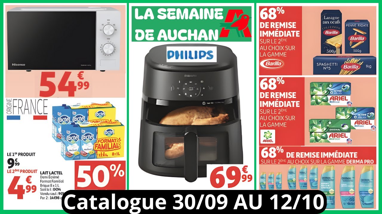 Catalogue AUCHAN du 30/09/25 au 12/10/25 Prospectus Auchan Bons Plans Promos #auchan #auchan_france
