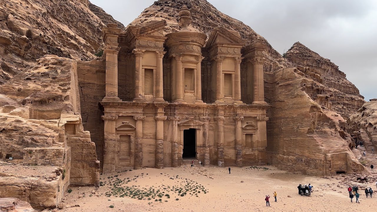 Hike up to the wonderful Petra Monastery | Magnificent Ad Deir Monument | Trip to Amman, Jordan 2023