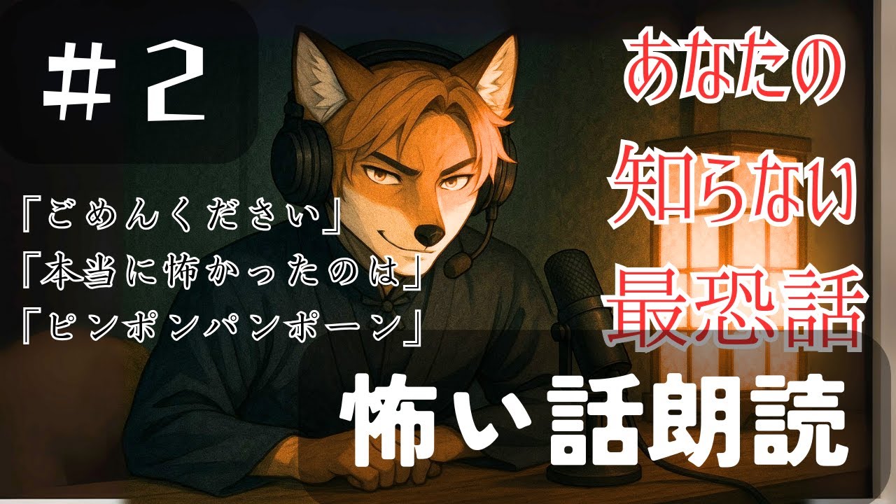 眠れない夜に流し聴く怖い話#2【広告なし】