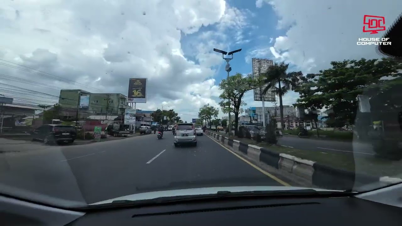 Test hasil video di jalan raya Dji Osmo Action 3 | view jalan A Yani kota Banjarmasin |#HOCTraveling
