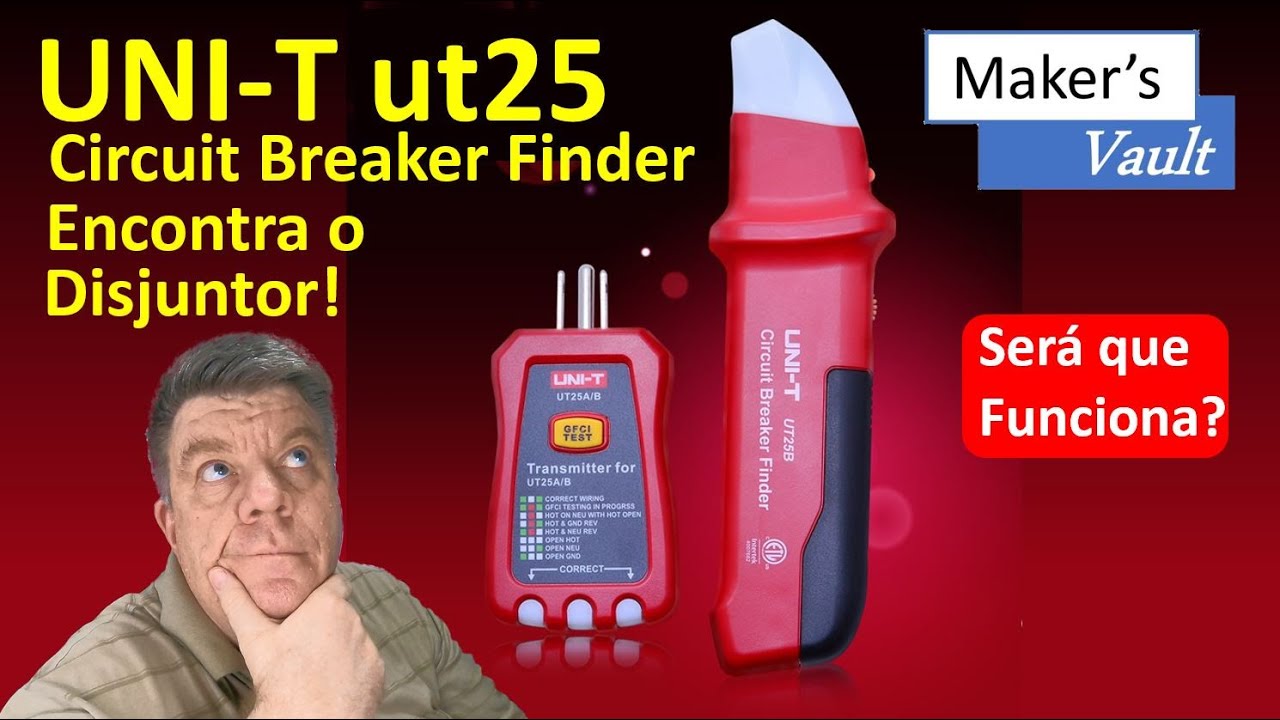 UNI-T ut25A Circuit Breaker Finder: Encontra o Disjuntor! Será que funciona?