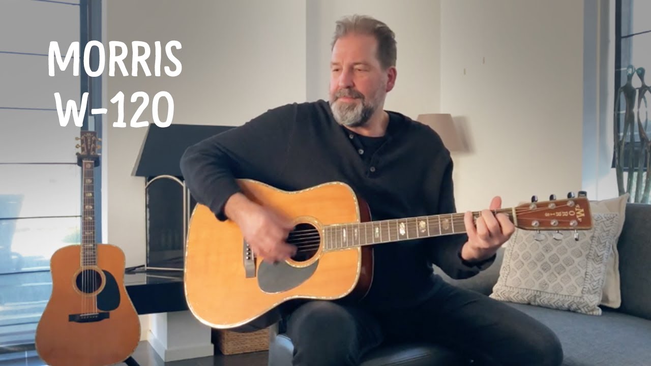 Morris W-120 acoustic vintage guitar (Made in Japan)