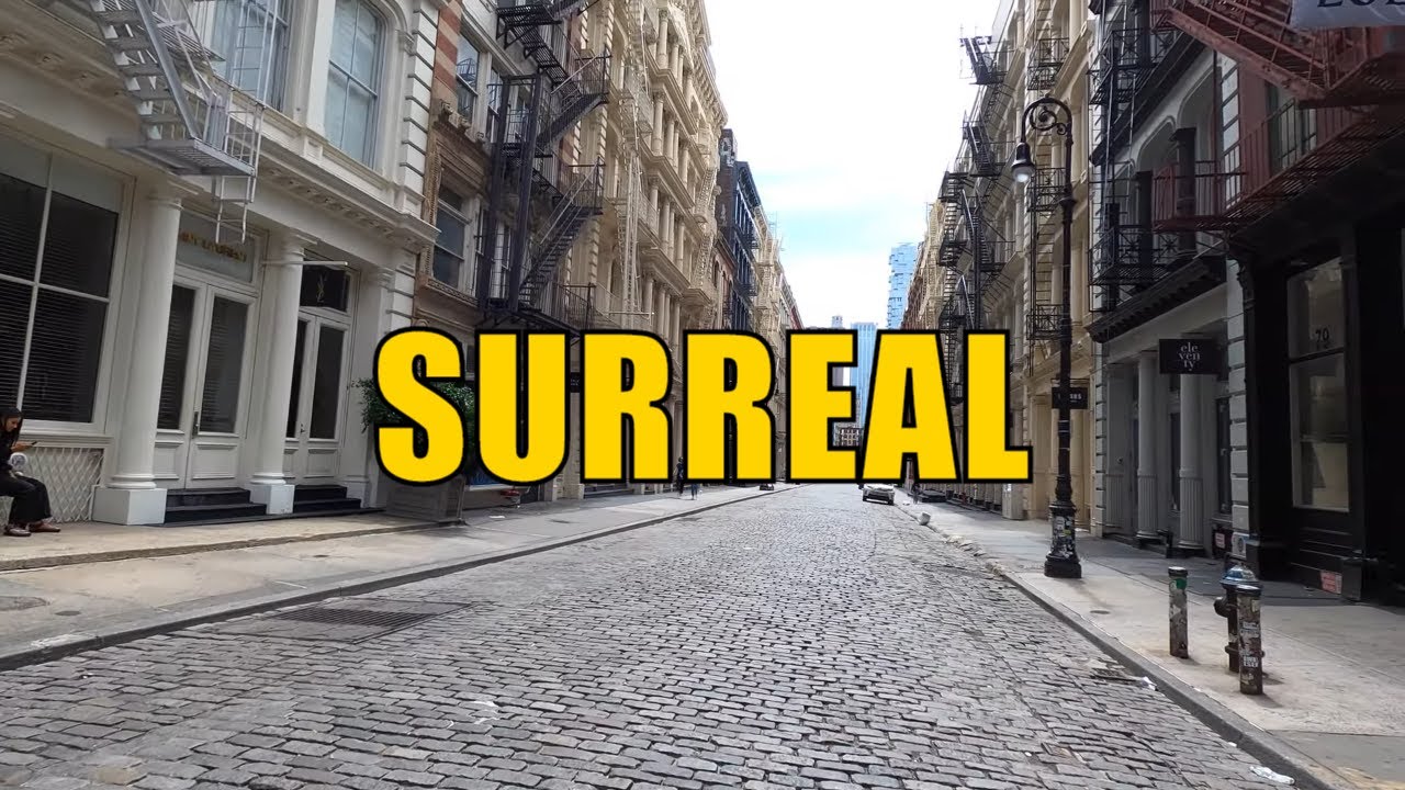 ⁴ᴷ⁶⁰ Walking NYC State of Emergency : Soho, Manhattan (May 24, 2020)