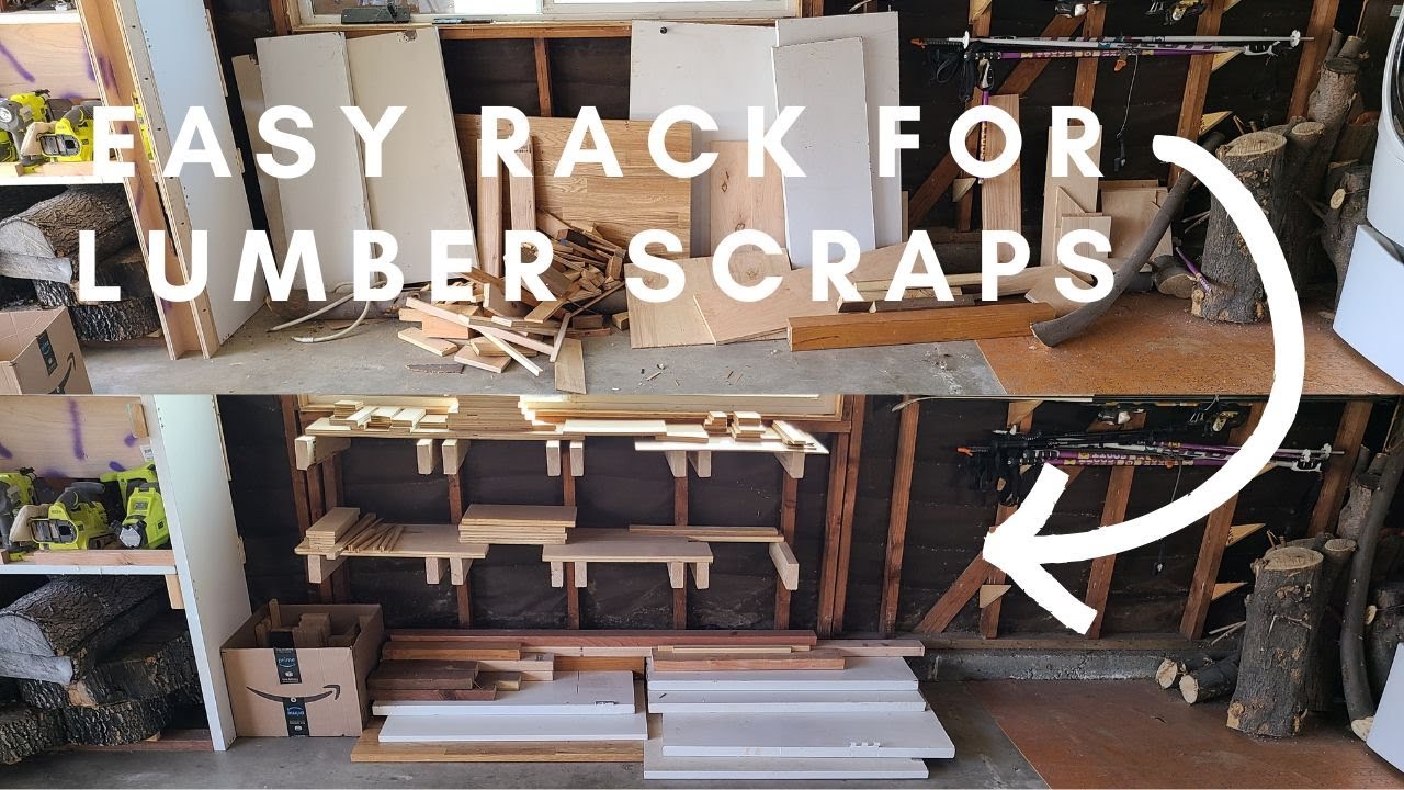 First Scrap Wood/Lumber/Plywood Storage Idea