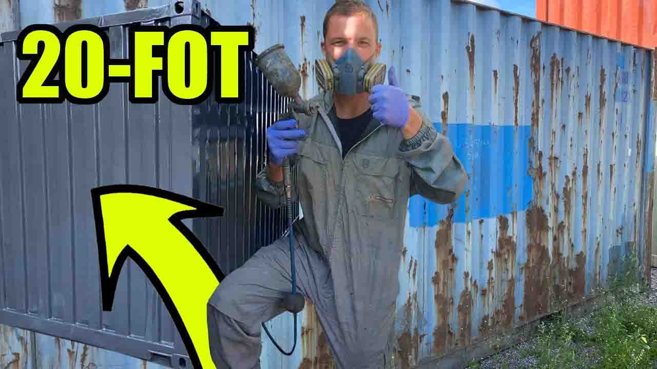 GÖR OM ROSTIG CONTAINER TILL GARAGE | ROSTIG SOM F*N