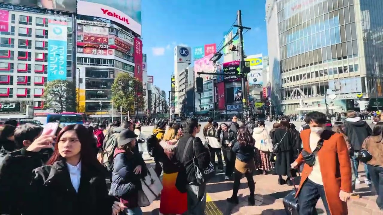 Political speech in shibuya 