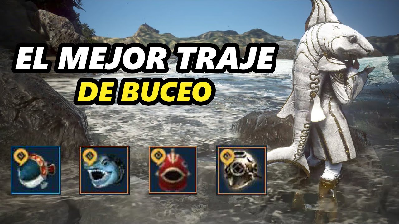 Trajes para bucear, respiración bajo el agua, recolección marina | Comparación | Black Desert Online