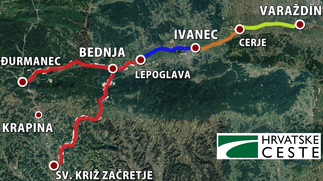 Projekt brza cesta VARAŽDIN - IVANEC - KRAPINA
