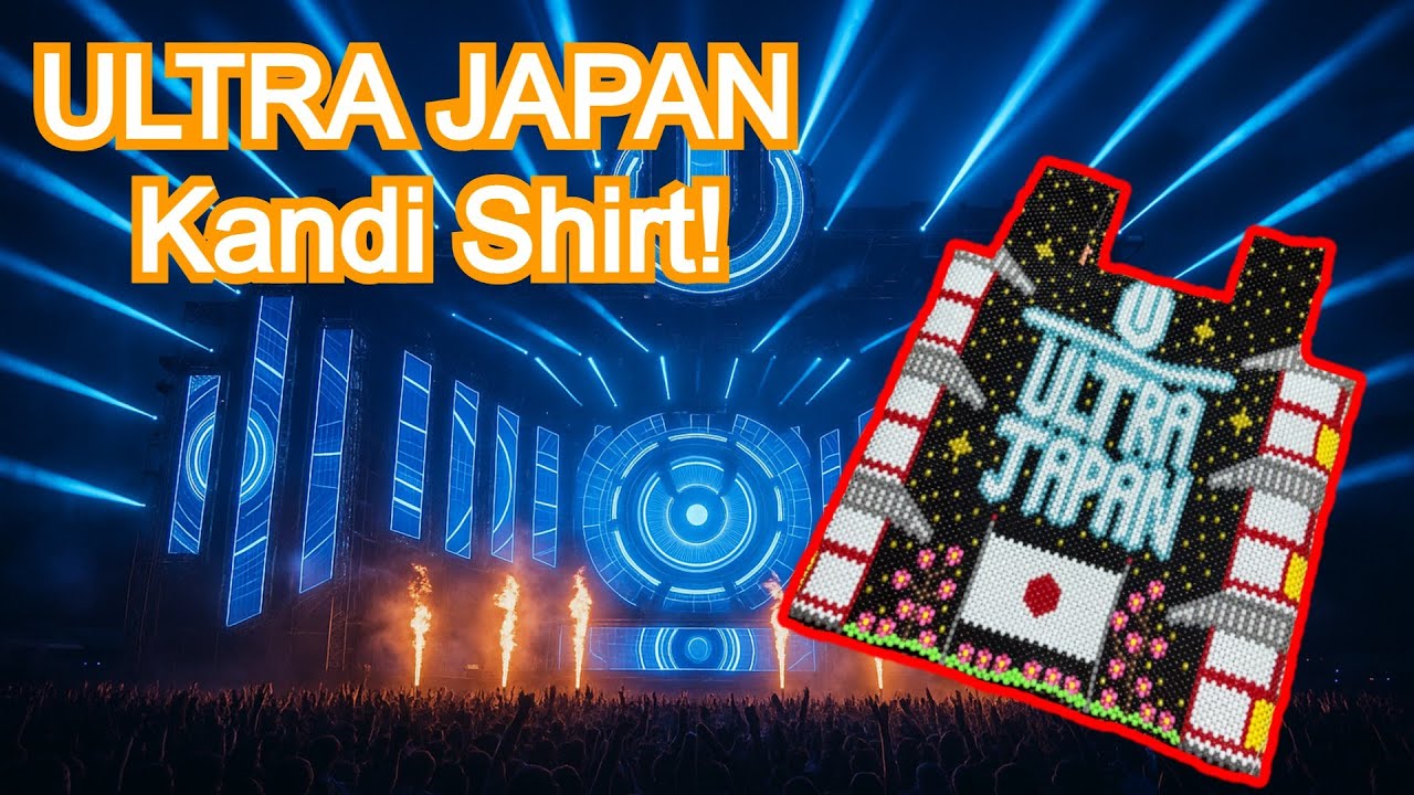 I Spent 148 Hours Making a ULTRA JAPAN Kandi T-Shirt (14,857 Beads!)