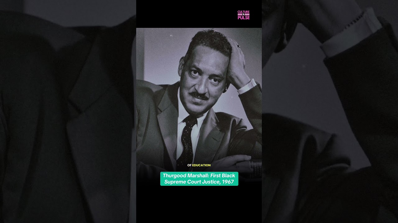Thurgood Marshall: First Black Supreme Court Justice, 1967 #history