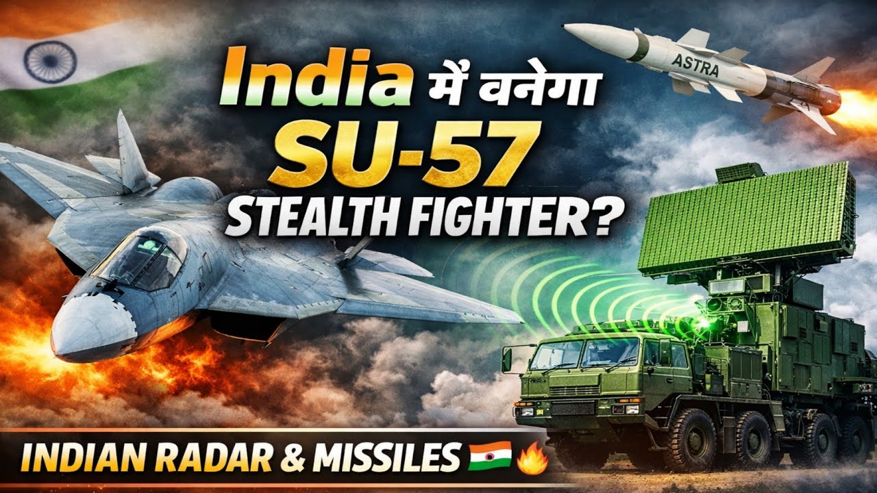 Su-57 with Indian Avionics | Strategic Shift in India-Russia Defence Ties