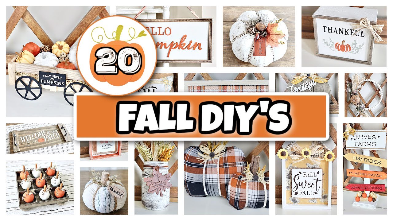20 *MUST SEE** Fall DIY'S | Easy High-End Fall Home Decor DIY's | Fall 2023
