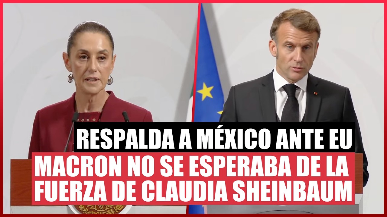 Claudia Sheinbaum deja claro a Macron y Francia la grandeza cultural de México - Discurso completo 