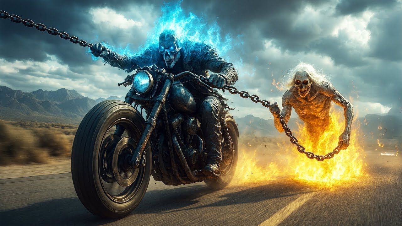 Avec la PUISSANCE d'un ANGE déchu et fou, GHOST RIDER veut débarrasser le monde de l'Antéchrist !