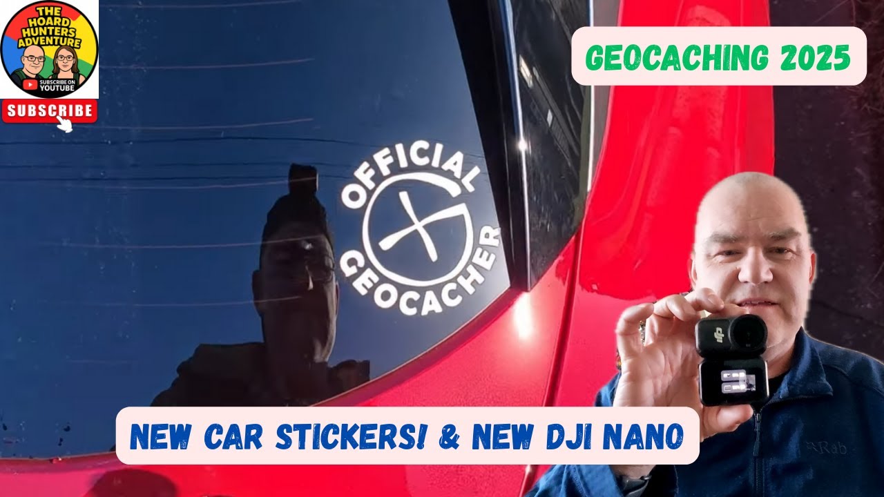 Geocaching Stickers & Testing the DJI Nano | New Gear Out on the Trail