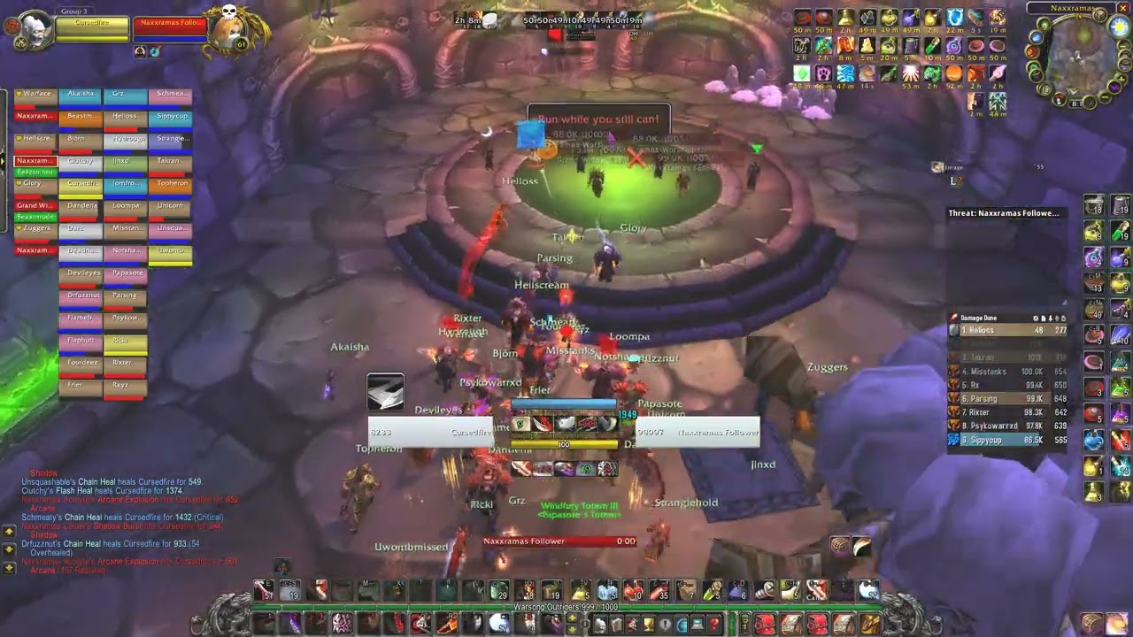 {Sapper Now} 1st Naxx rogue gameplay with trackpad and pedals [1:46]