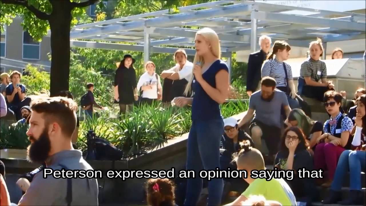 Lauren Southern truth-bombs UofT sit-in against Jordan Peterson