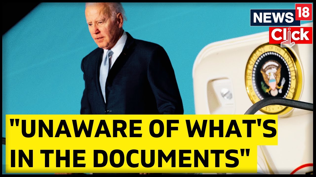 US President Joe Biden Speech | Biden Surprised About Classified Documents | US News | English News