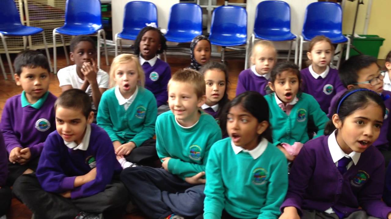 Year 2 Goldfinch Class singing Foo Fighters' My Hero