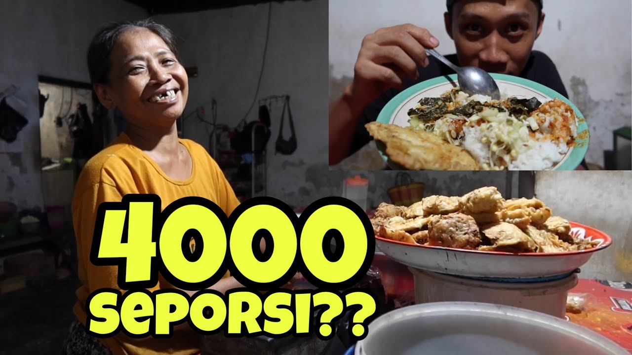 Nasi Pecel Ponorogo seporsi cuman 4000 rupiah?