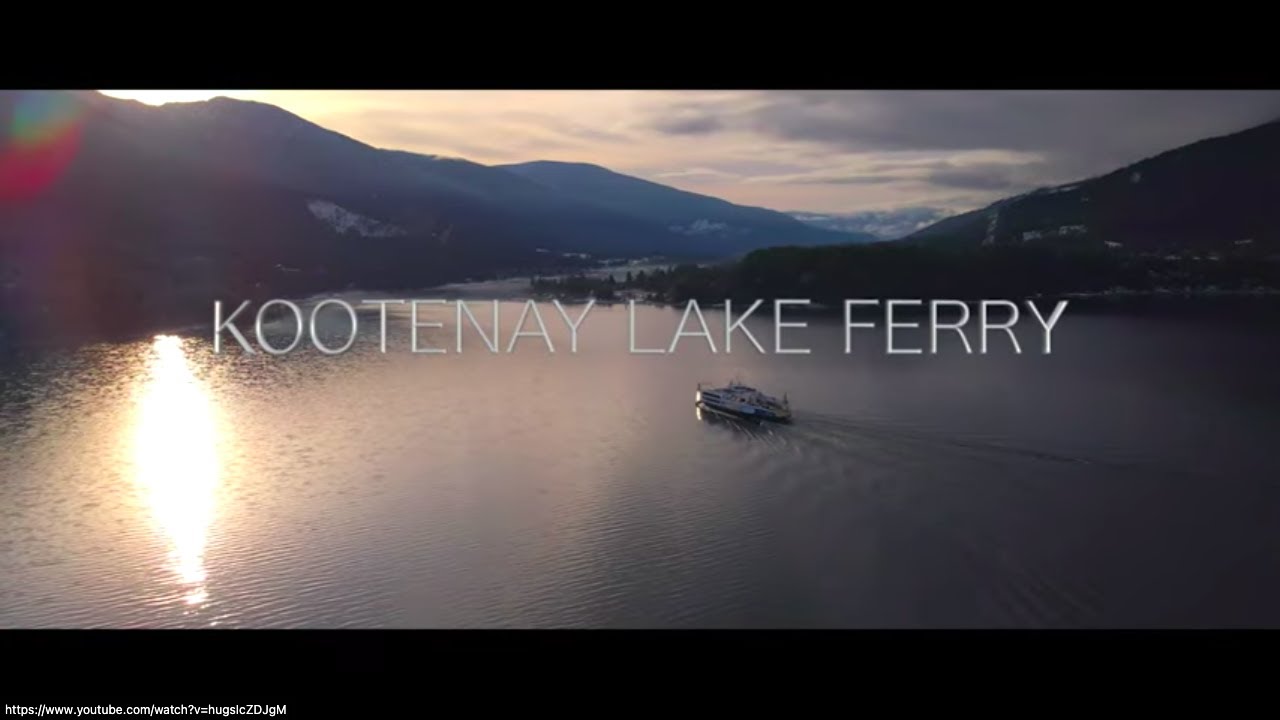 Kootenay Lake Ferry | Balfour, BC | Cinematic 4K Mavic Air 2 - Drone Video