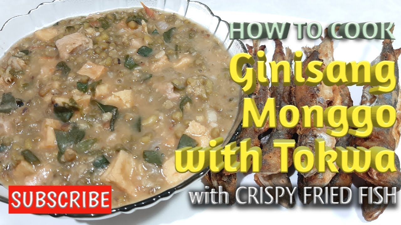 GINISANG MONGGO WITH TOKWA (Mung Bean Soup) | You gotta try this one! | Protein rich meal!