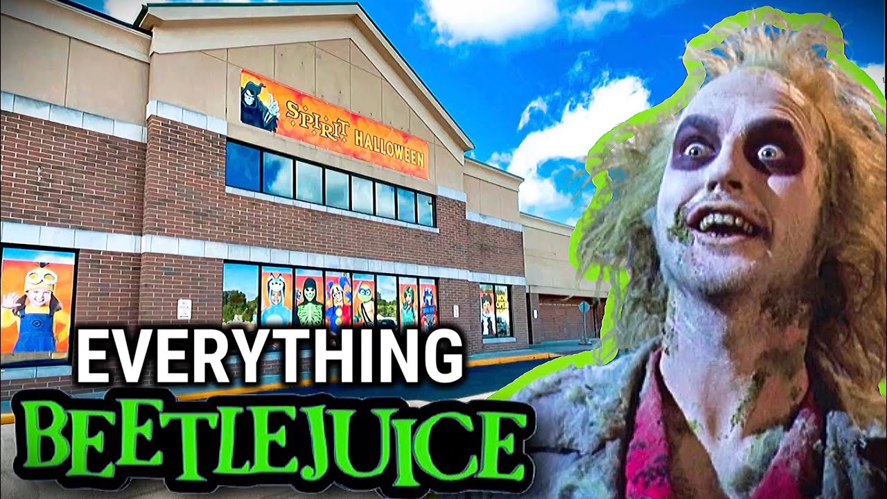 SPIRIT HALLOWEEN 2024 - EVERYTHING BEETLEJUICE! - NEW SODA & MORE