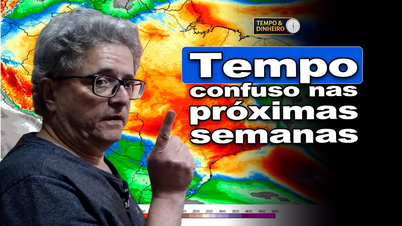 Tempo confuso nas próximas semanas: chuva se espalha pelo Brasil, mas o Sul vive dias críticos