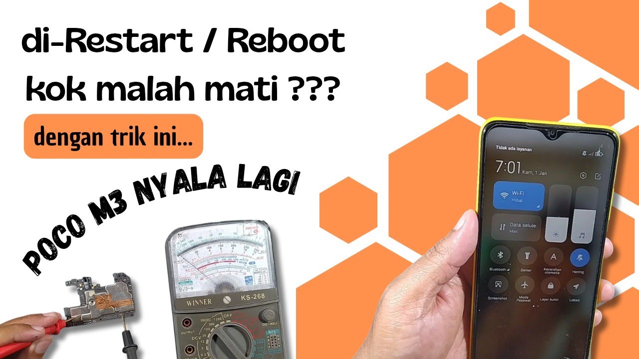 SANGAT MUDAH...POCO M3 MATI SETELAH HP DI RESTART / NYALAKAN ULANG