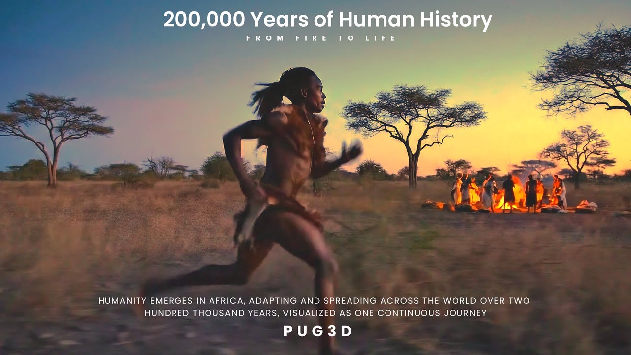 200,000 Years of Human History in 15 Minutes