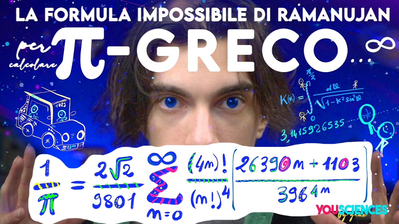 La FORMULA più Potente per calcolare π mai scoperta! Il Segreto di RAMANUJAN!