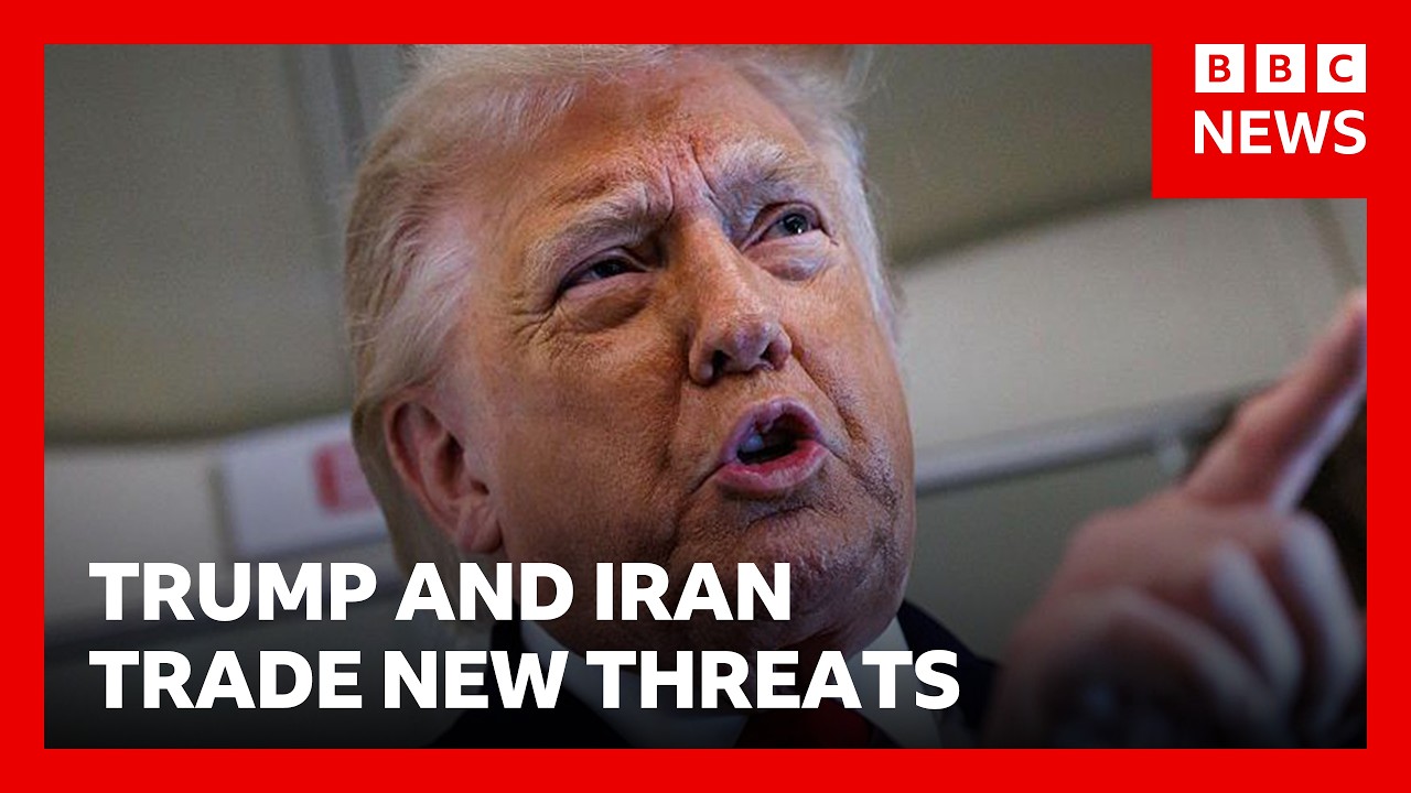 Trump and Iran trade new threats after strikes exchanged | BBC News