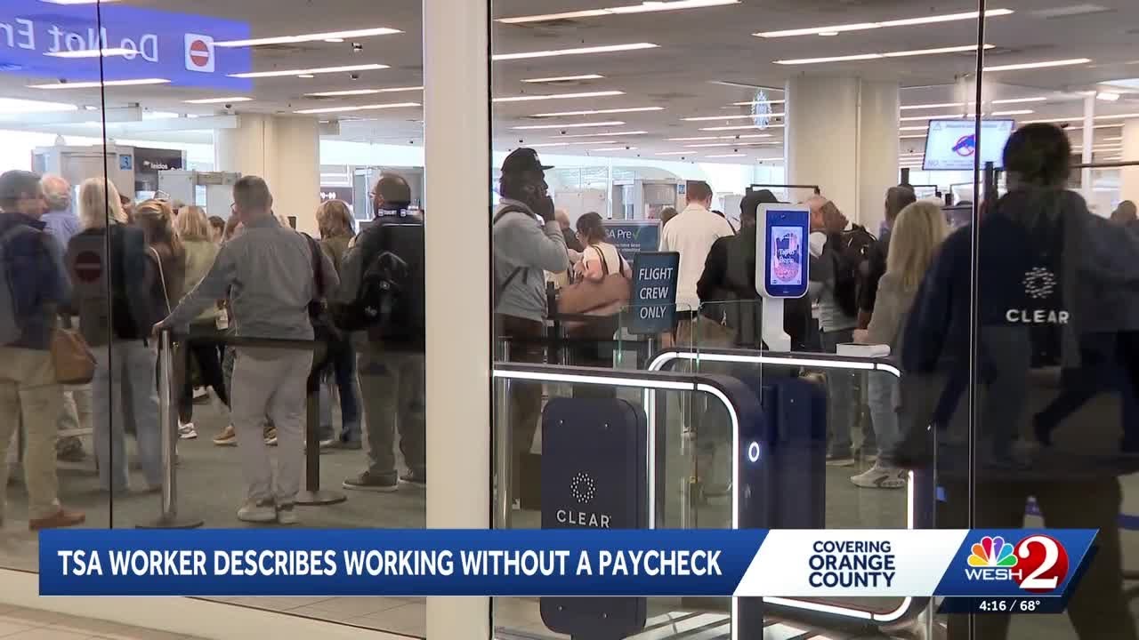 TSA officers continue to work without pay