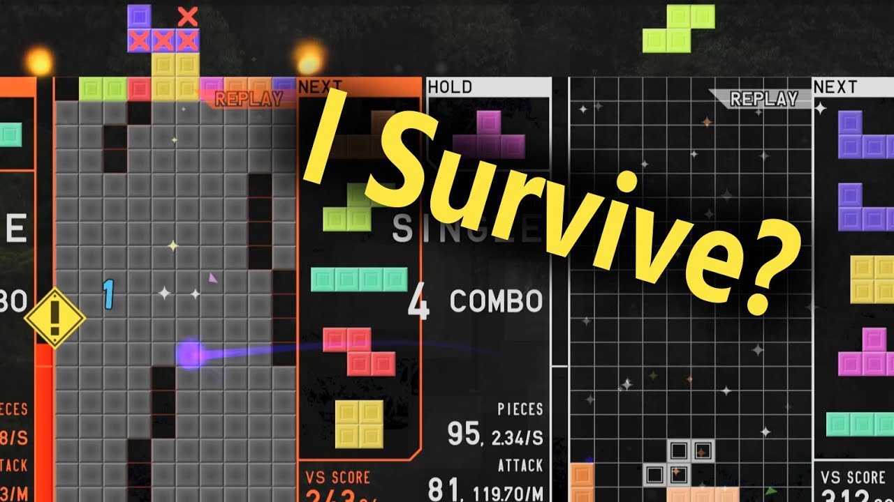 When you actually Clutch the Round - TETR.IO Tetra League