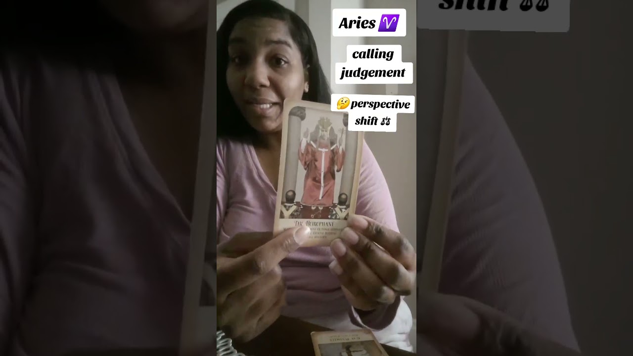 Aries ♈ calling judgment 🤔⚖️