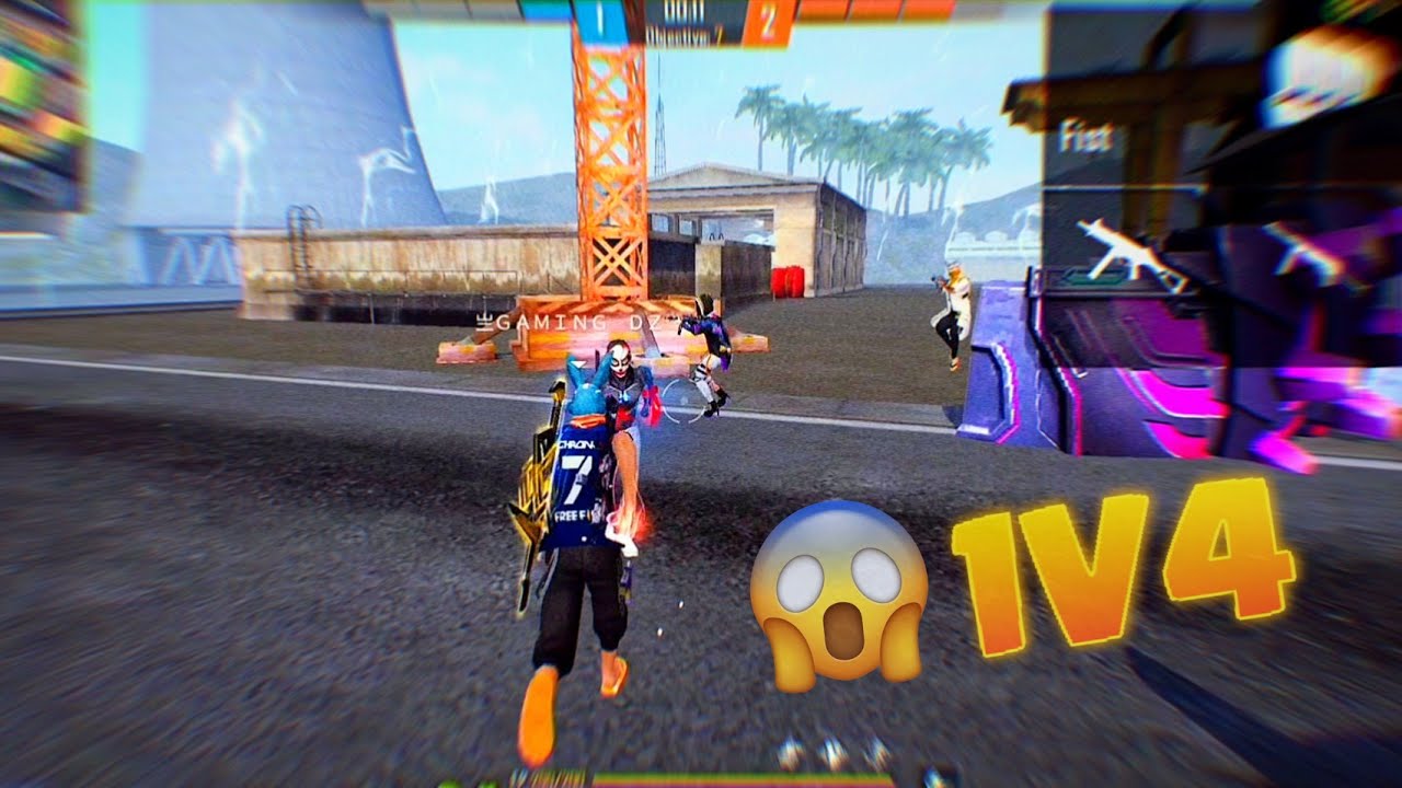 1 v 4 #nonstopgaming @Nonstop FF 📱📱Poco x3 pro #nonstopff#gaming_dz