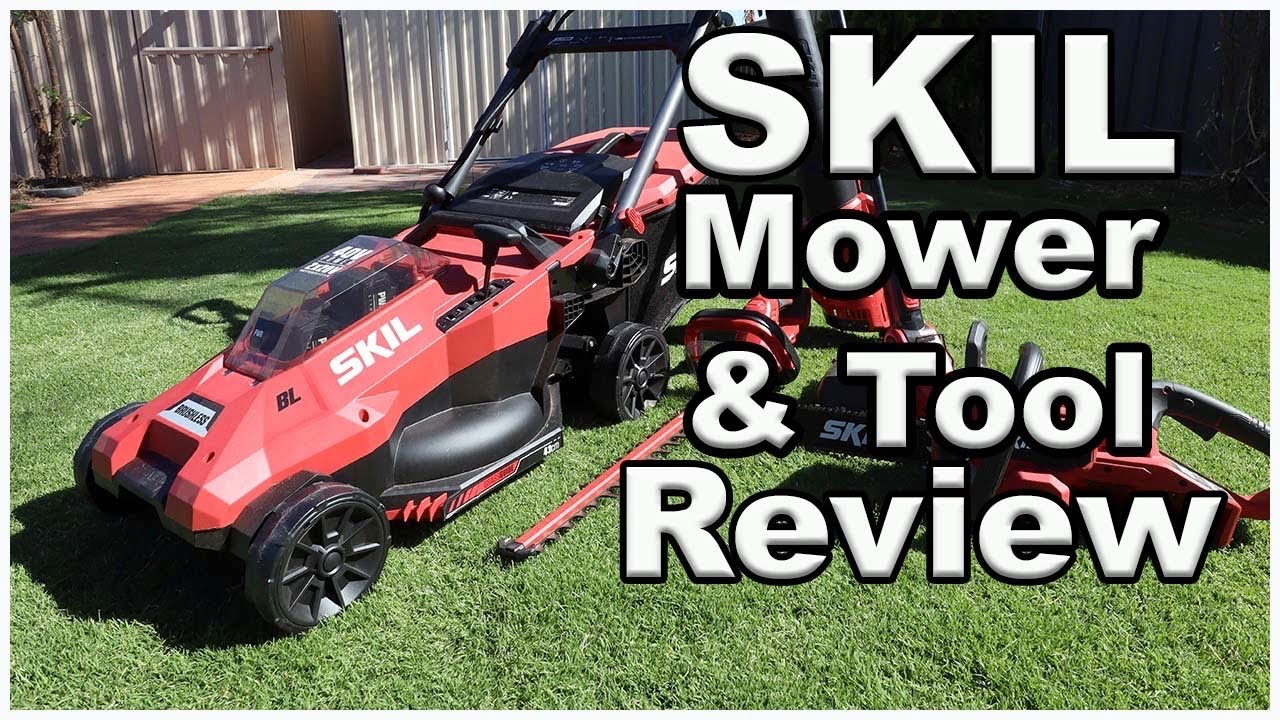 SKIL BATTERY MOWER AND TOOLS REVIEW