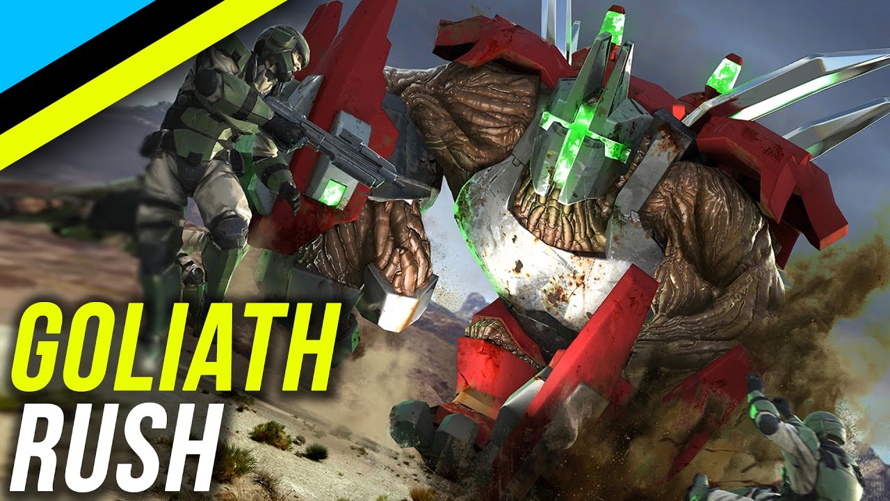HALO WARS 2: Goliath Rush With Hunter Captain - Colony DLC Is Epic