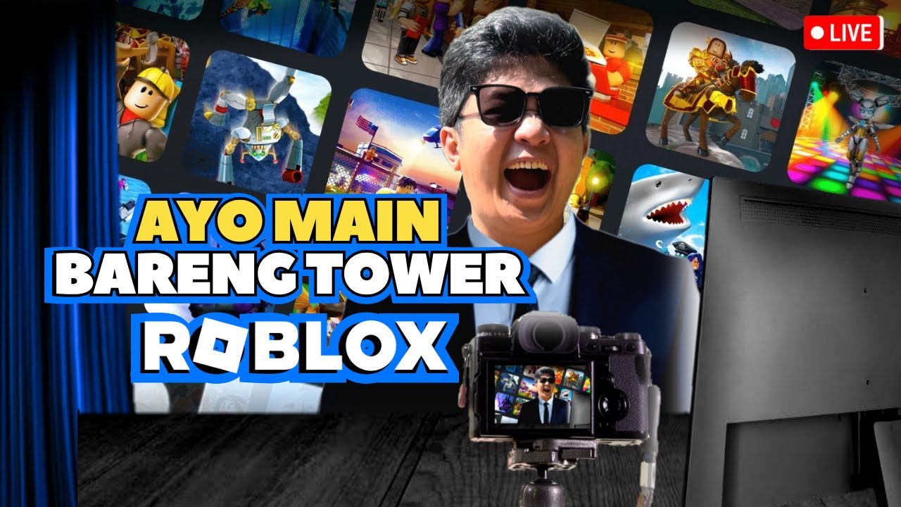 KITA COBA TOWER ROBLOX DI MALAM HARI #robloxindonesia #dvinzi #shorts