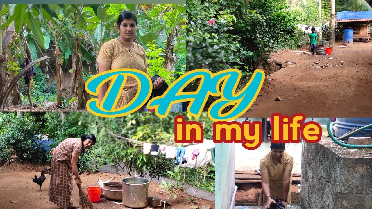 നാട്ടിൽ പുറത്തെ സാധാരണ വീട്ടമ്മയുടെ ഒരു ദിവസം