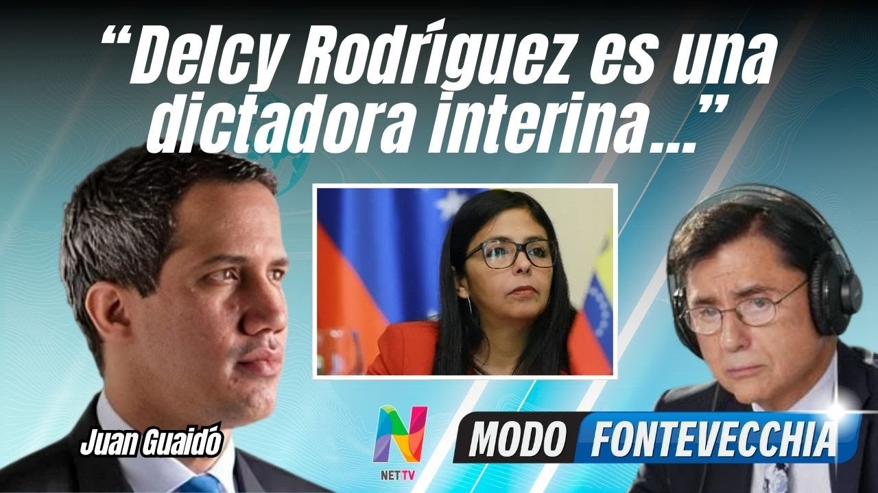 Guaidó: “No somos ingenuos, Delcy Rodríguez y Diosdado Cabello son lo mismo”