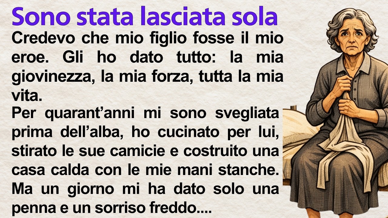 I Was Left Alone | Learn Italian With Story | Italian A1–A2 Listening Practice