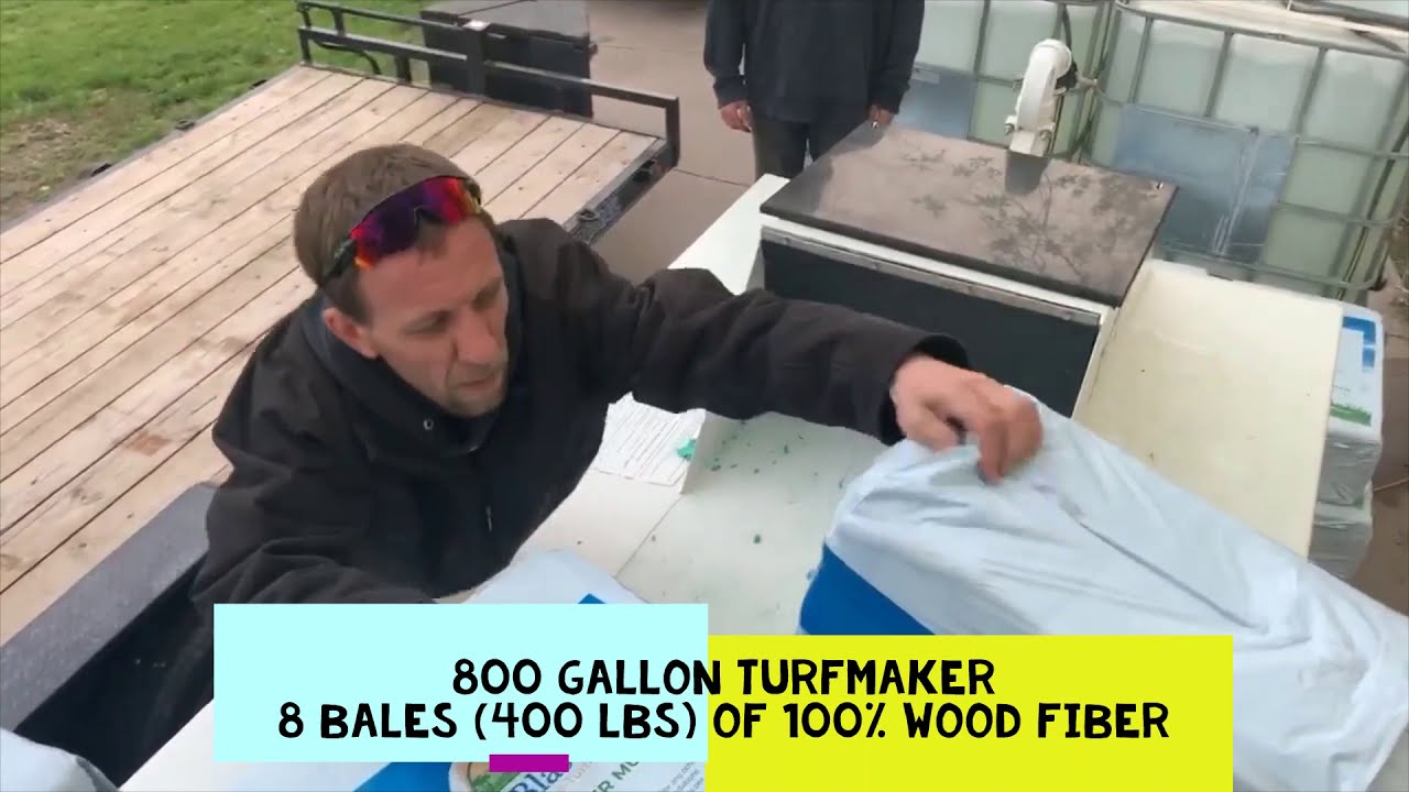 TurfMaker 800 hydroseeder