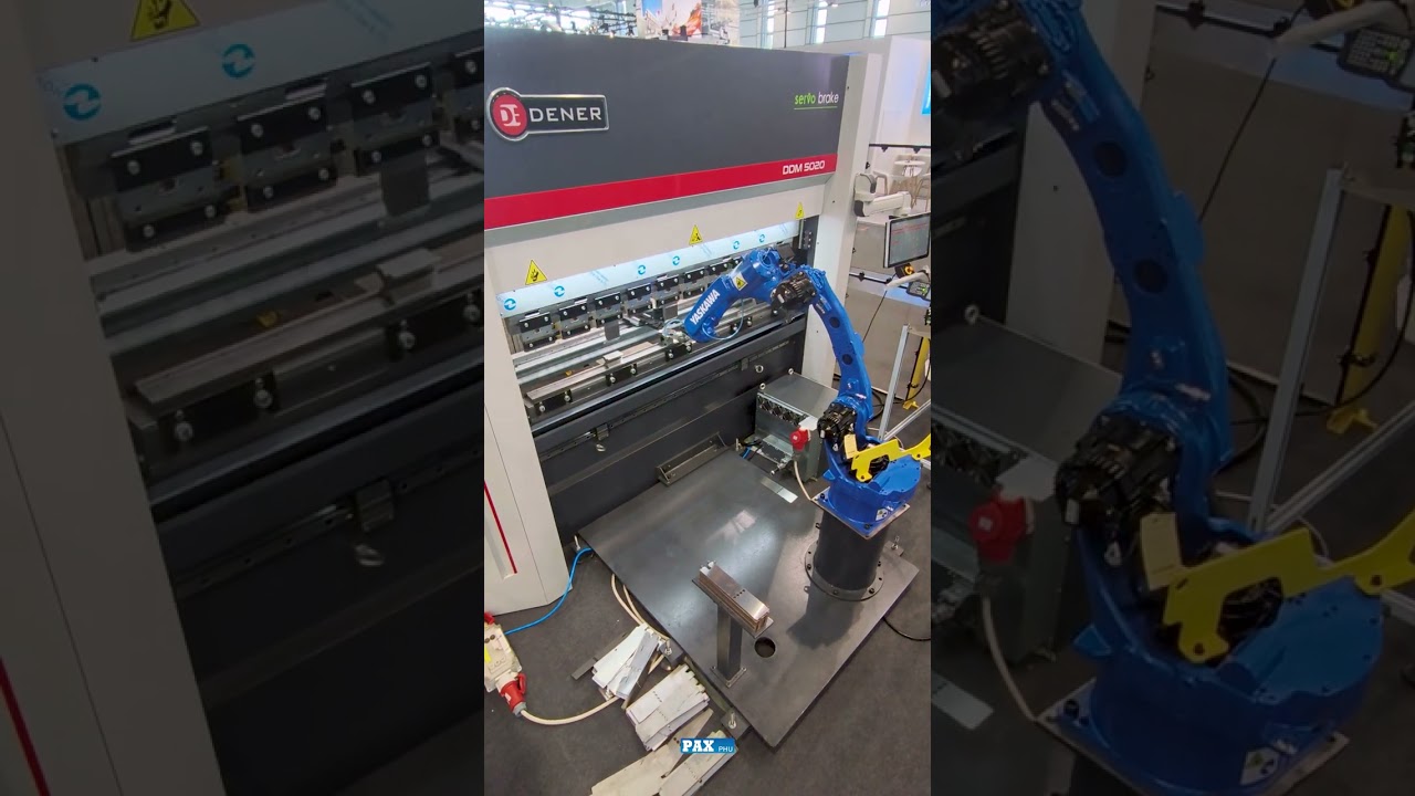 Prasa DENER ServoBRAKE 5020 + robot Yaskawa