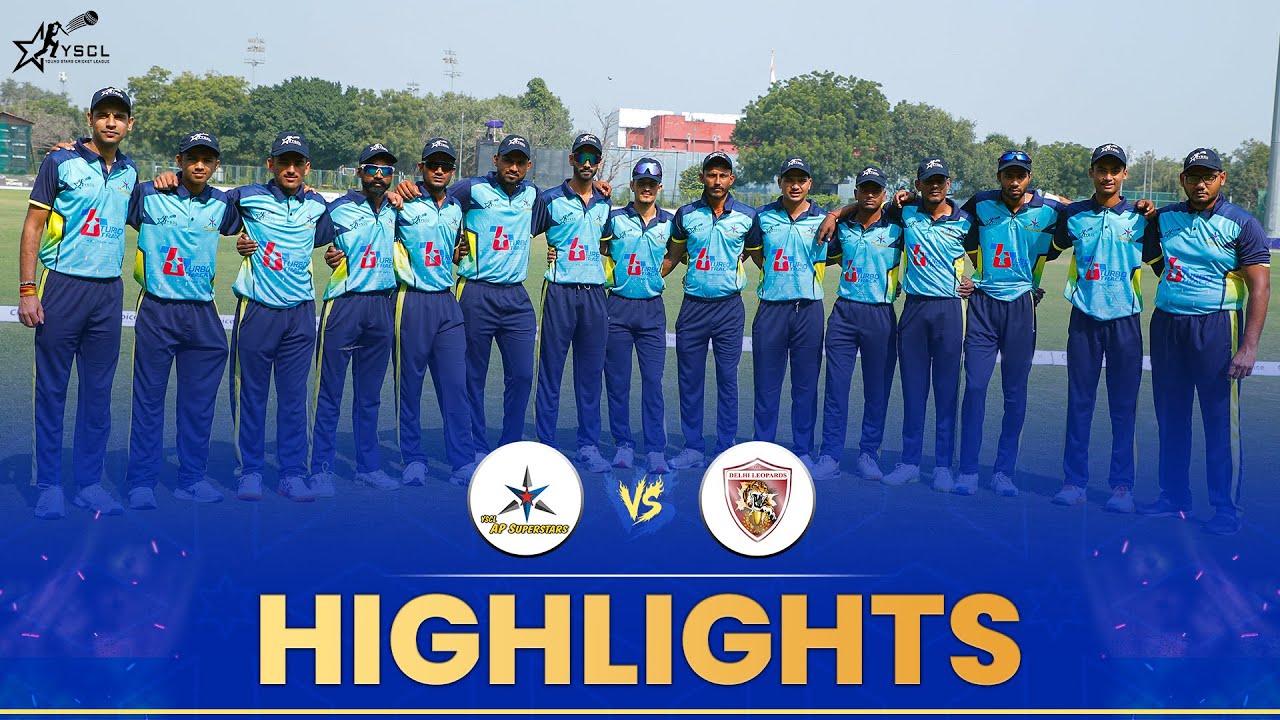 AP Superstars vs Delhi Leopards &ndash; Full Match Highlights | YSCL Nationals 2025 | YSCL