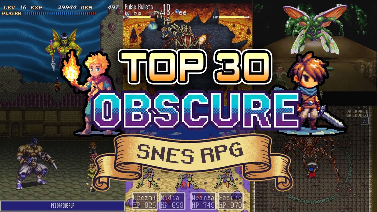 30 малоизвестных RPG-игр для SNES — скрытые жемчужины, которые вы могли пропустить!