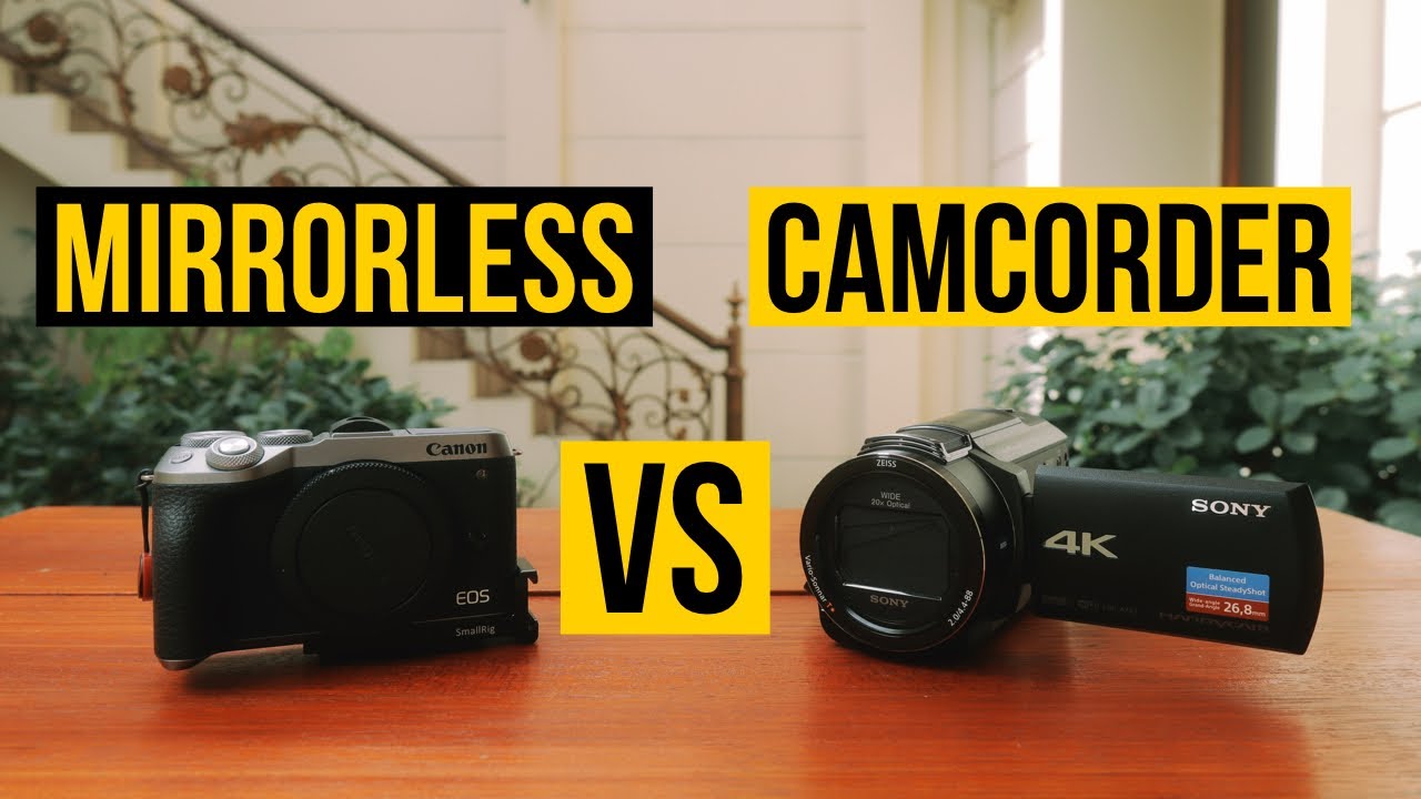 MIRRORLESS CAMERA VS CAMCORDER / HANDYCAM? (CANON EOS M6 MARK II VS SONY AX43)