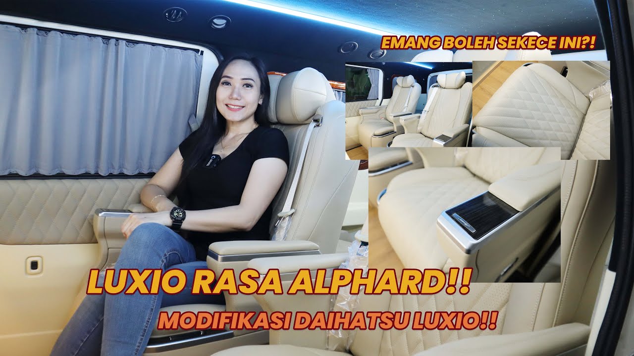 MODIFIKASI Total! Modifikasi Interior Daihatsu Luxio – Nyaman & Mewah